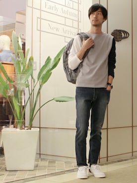 「BEAMS LIGHTS Men's（ビームスライツ メンズ）のアイテム」を使った、saitoさん（メンズ・181cm）の秋コーディネート