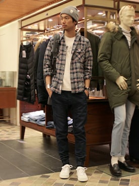 「BEAMS LIGHTS Men's（ビームスライツ メンズ）のアイテム」を使った、saitoさん（メンズ・181cm）の秋コーディネート