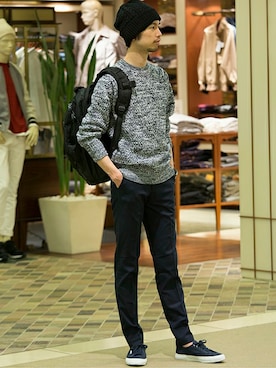 「BEAMS LIGHTS Men's（ビームスライツ メンズ）のアイテム」を使った、saitoさん（メンズ・181cm）の春コーディネート