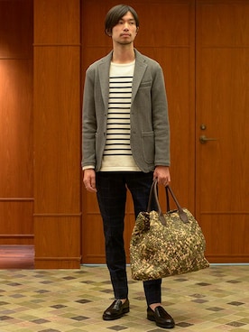 「BEAMS LIGHTS Men's（ビームスライツ メンズ）のアイテム」を使った、saitoさん（メンズ・181cm）の春コーディネート