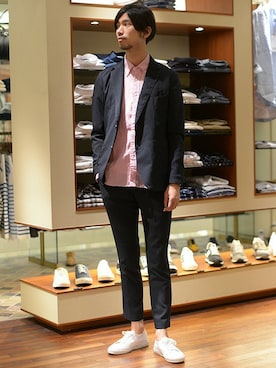 「BEAMS LIGHTS Men's（ビームスライツ メンズ）のアイテム」を使った、saitoさん（メンズ・181cm）の春コーディネート