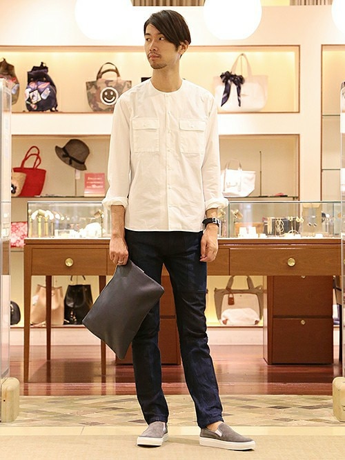 Saito ビームス 新丸の内 Beams Lights Men Sのシャツ ブラウスを使ったコーディネート Wear