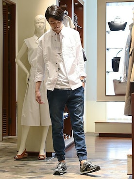 「BEAMS LIGHTS Men's（ビームスライツ メンズ）のアイテム」を使った、saitoさん（メンズ・180cm）の夏コーディネート
