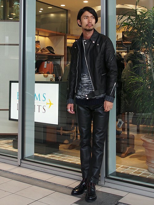 Saito ビームス 新丸の内 Beams Lights Men Sのニット セーターを使ったコーディネート Wear
