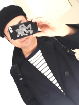 「アイテム（トレンチコート）」を使った、まゆChan  さん（メンズ・169cm・40代）の秋コーディネート