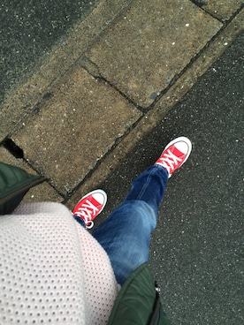 「ピンクニット」｜mohoさん（レディース・163cm）の冬コーディネート