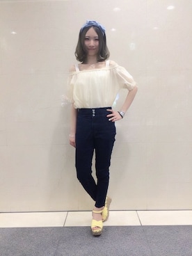 Hinechiさん（レディース・157cm）の春コーディネート