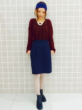 Hinechiさん（レディース・158cm）の秋コーディネート