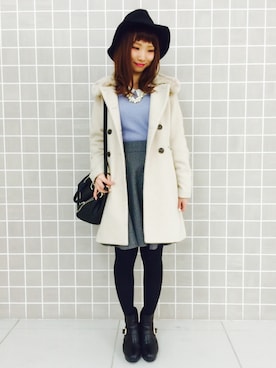 Hinechiさん(レディース・158cm)の冬コーディネート