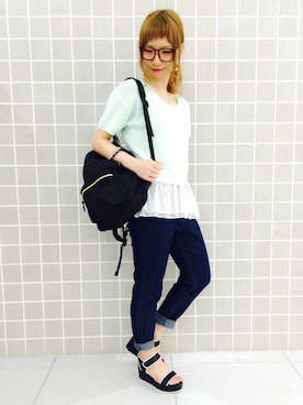 Hinechiさん（レディース・158cm）の春コーディネート