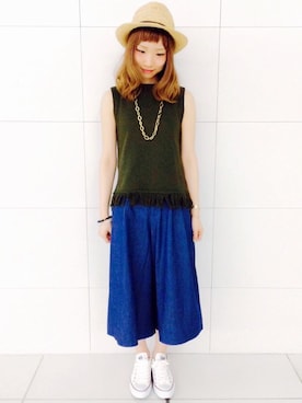 Hinechiさん（レディース・158cm）の夏コーディネート