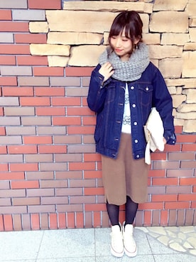 Hinechiさん（レディース・158cm）の秋コーディネート