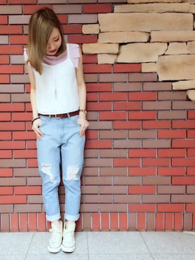 Hinechiさん（レディース・158cm）の春コーディネート