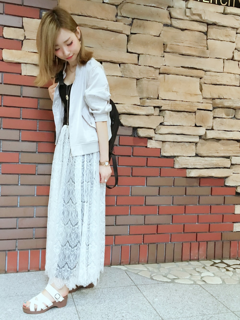新品未使用 ベイジ 23AW 雑誌掲載 VIGNON / ドットスカート ロング セール】 【GISELe 6月号掲載】 GINETTE / ロングスカート