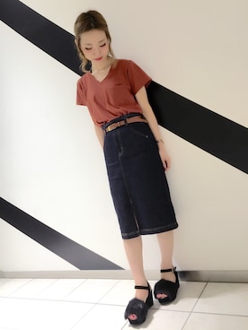 Hinechiさん(レディース・158cm)の夏コーディネート