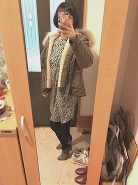 まろんさん（レディース・160cm）の冬コーディネート