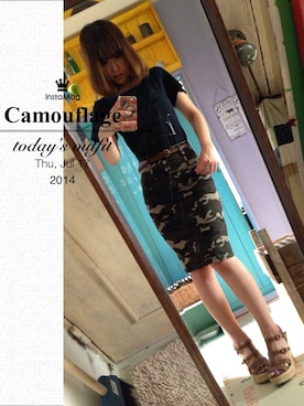 CHIIさん（レディース・163cm）の夏コーディネート