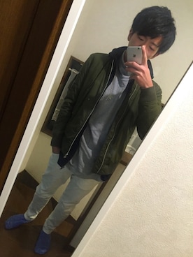 きのさん（メンズ・178cm）の冬コーディネート