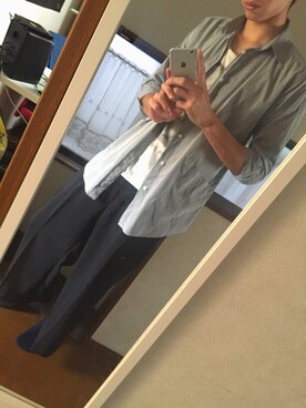 「［Champagne］」｜きのさん（メンズ・176cm）の春コーディネート