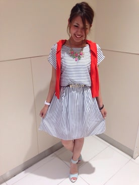 こもりんさん（レディース・154cm）の夏コーディネート