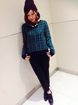 こもりんさん(レディース・154cm)の冬コーディネート