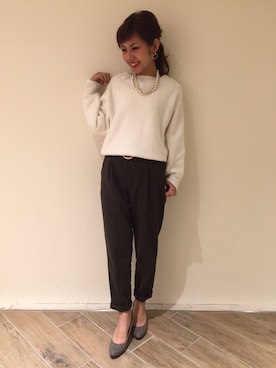 こもりんさん（レディース・154cm）の冬コーディネート