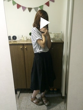 ANNEさん（レディース・160cm）の夏コーディネート