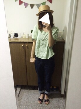 ANNEさん（レディース・160cm）の夏コーディネート