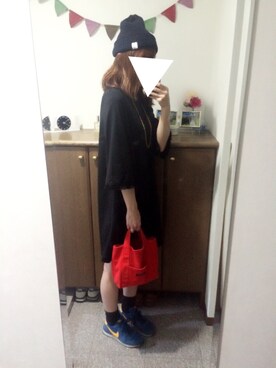 「URBAN RESEARCH DOORS WOMENS（アーバンリサーチ ドアーズ ウィメンズ）のDOORS ロングネックレス（ネックレス、ゴールド系）」を使った、ANNEさん（レディース・160cm）の秋コーディネート