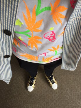 「BARNS（バーンズ）のアイテム（ジャケット/アウター）」を使った、ykさん（メンズ・167cm）の秋コーディネート