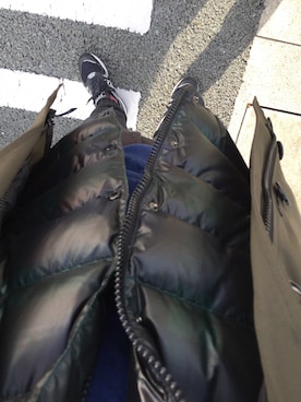 「アイテム（ダウンベスト、その他）」を使った、ykさん（メンズ・167cm）の冬コーディネート