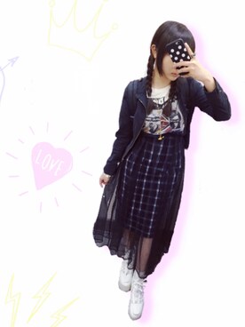 「厚底」｜しおんさん（レディース・153cm）の夏コーディネート