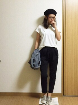 「ベレー帽推奨委員会」｜yumiさん（レディース・159cm）の秋コーディネート