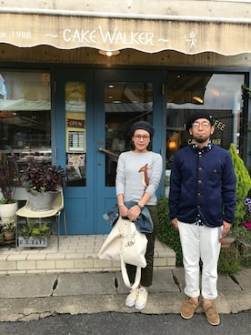 「ベレー帽推奨委員会」｜「アイテム（福袋/福箱）」を使った、yumiさん（レディース・159cm）の秋コーディネート