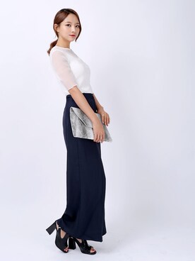 「シック」｜kormarchさん（レディース・167cm）の夏コーディネート