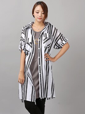 「ロングTシャツ」｜kormarchさん（レディース・167cm）の夏コーディネート