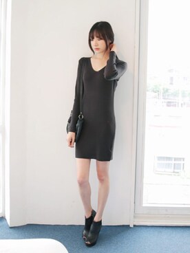 「KORMARCH（コマチ）のアイテム」を使った、kormarchさん（レディース・167cm）の夏コーディネート