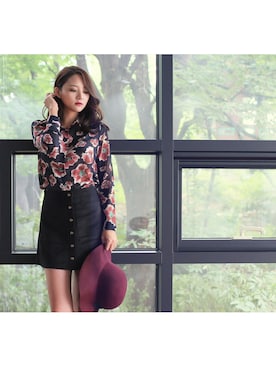 「KORMARCH（コマチ）のアイテム」を使った、kormarchさん（レディース・167cm）の秋コーディネート