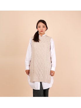 「KORMARCH（コマチ）のアイテム」を使った、kormarchさん（レディース・167cm）の秋コーディネート