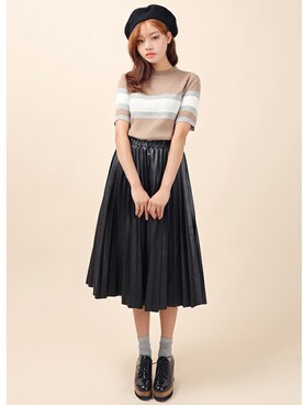 「KORMARCH（コマチ）のアイテム（帽子）」を使った、kormarchさん（レディース・167cm）の秋コーディネート