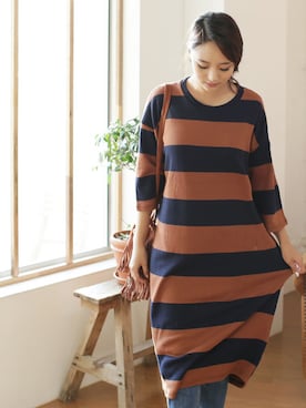 「KORMARCH（コマチ）のアイテム」を使った、kormarchさん（レディース・167cm）の秋コーディネート