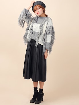 「KORMARCH（コマチ）のアイテム（帽子）」を使った、kormarchさん（レディース・167cm）の秋コーディネート