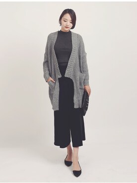 「KORMARCH（コマチ）のアイテム」を使った、kormarchさん（レディース・167cm）の秋コーディネート
