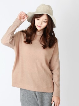 「KORMARCH（コマチ）のアイテム（帽子）」を使った、kormarchさん（レディース・167cm）の秋コーディネート