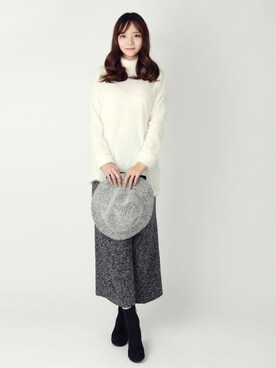 「アイテム（ブーティ）」を使った、kormarchさん（レディース・167cm）の秋コーディネート