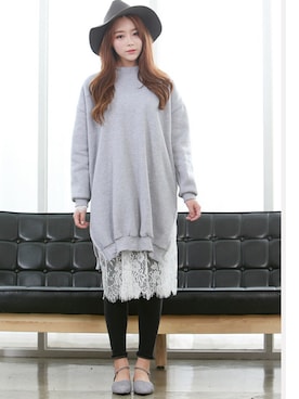 「KORMARCH（コマチ）のアイテム（帽子）」を使った、kormarchさん（レディース・167cm）の冬コーディネート