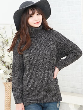 「KORMARCH（コマチ）のアイテム（帽子）」を使った、kormarchさん（レディース・167cm）の冬コーディネート