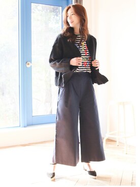 「KORMARCH（コマチ）のアイテム」を使った、kormarchさん（レディース・167cm）の春コーディネート
