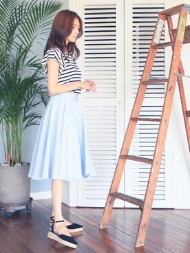 「KORMARCH（コマチ）のアイテム」を使った、kormarchさん（レディース・167cm）の春コーディネート