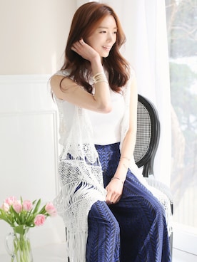 「KORMARCH（コマチ）のアイテム」を使った、kormarchさん（レディース・167cm）の春コーディネート